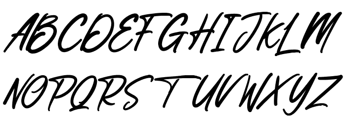 Anesthesa Font UPPERCASE