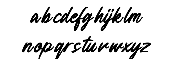 Anesthesa Font LOWERCASE