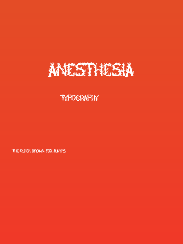 Anesthesia Poster