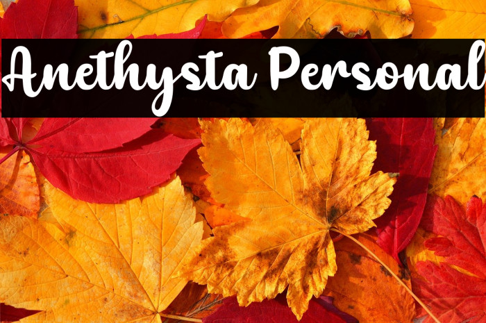 Anethysta Personal Example 3