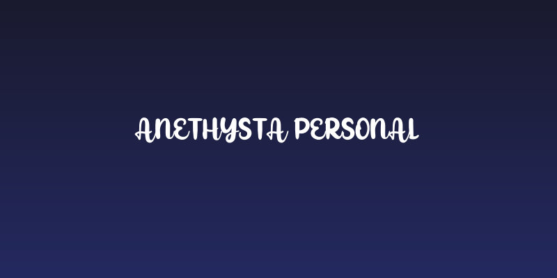 Anethysta Personal Social Header