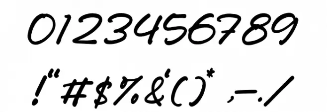 Anettasya Mottarue Font OTHER CHARS