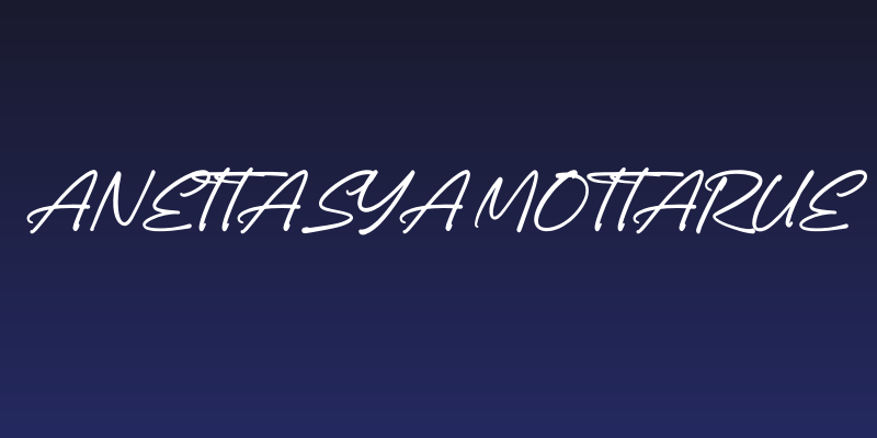 Anettasya Mottarue Social Header