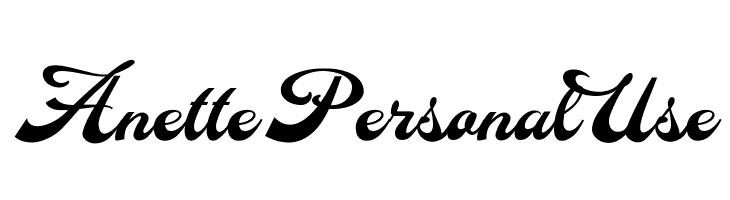 Anette Personal Use   Descarca Fonturi Gratis