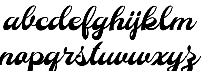 Anette Personal Use Font LOWERCASE