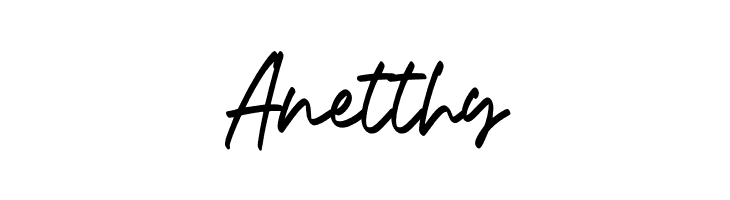 Anetthy  Скачать бесплатные шрифты