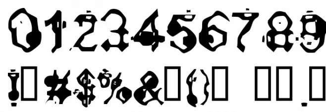 Aneurysm Font OTHER CHARS