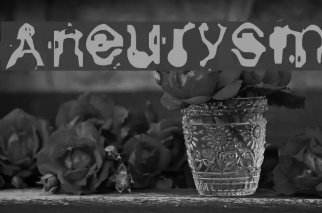 Aneurysm Font examples