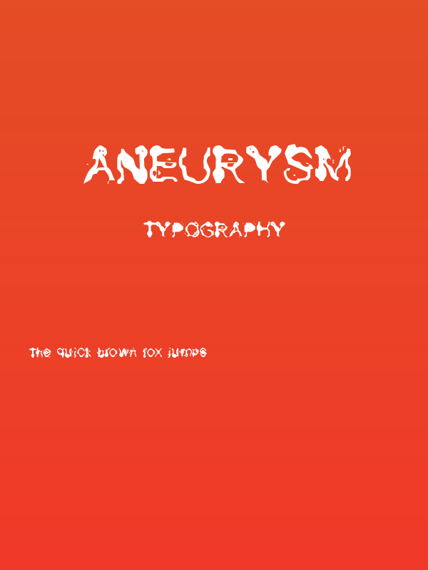 Aneurysm Poster