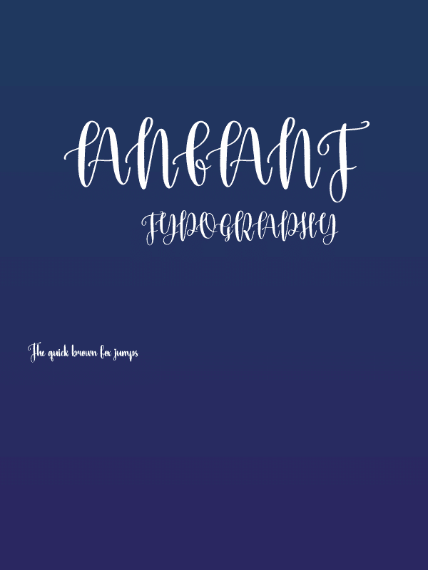 Anfant Poster