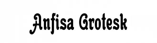 Anfisa Grotesk  baixar fontes gratis