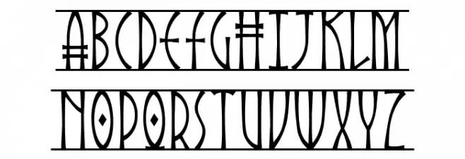 Angars Runes PERSONAL USE ONLY Font Litere mari