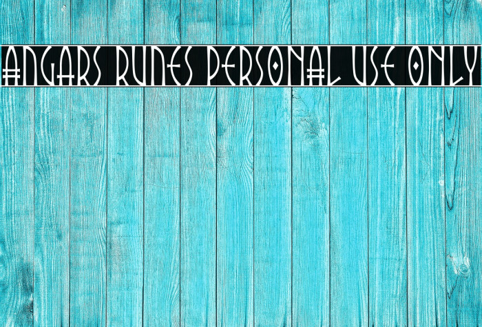 Angars Runes PERSONAL USE ONLY Example 2