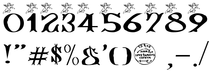AngeGardien Font OTHER CHARS