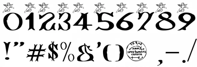 AngeGardien Font OTHER CHARS