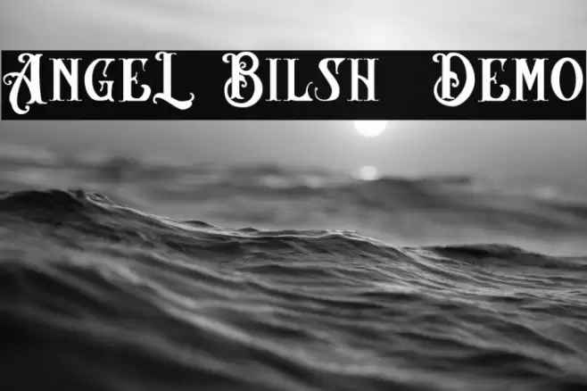 AngeL Bilsh - Demo Font examples