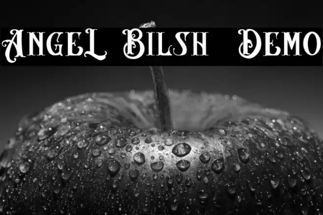 AngeL Bilsh - Demo Font examples