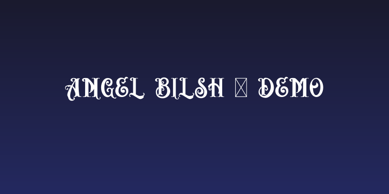 AngeL Bilsh - Demo Social Header