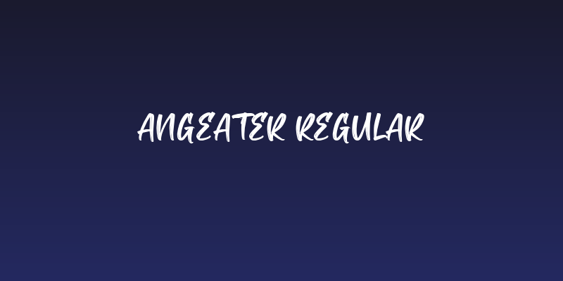 Angeater Regular Social Header