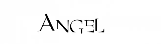 Angel 1  baixar fontes gratis