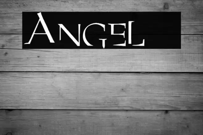 Angel 1 Font examples