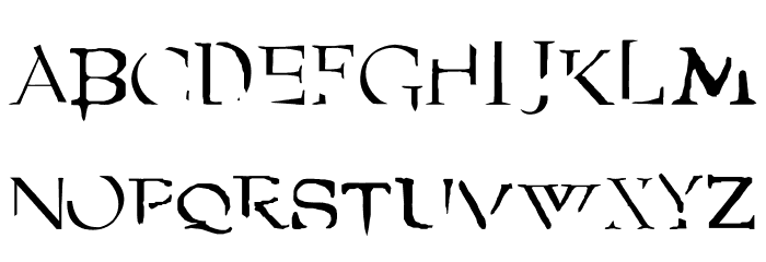 Angel 1 Font LOWERCASE