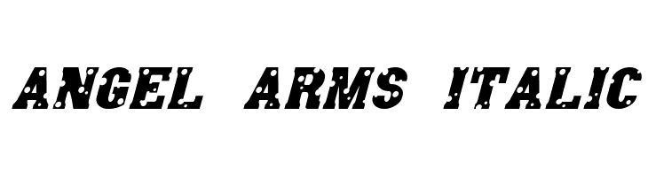 Angel Arms Italic Font