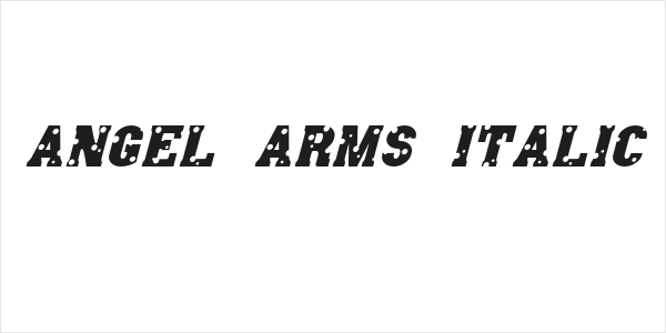 Angel Arms Italic Logo