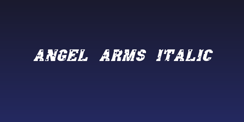 Angel Arms Italic Social Header