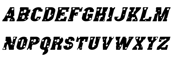 Angel Arms Italic Font LOWERCASE