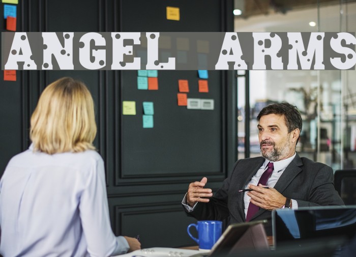 Angel Arms Font examples