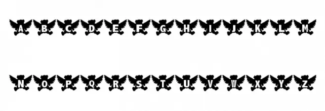 Angel Bear Schriftart Groß