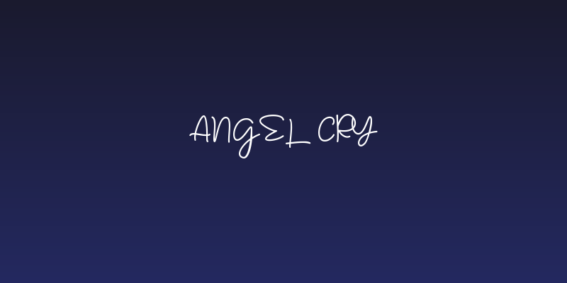 Angel Cry Social Header