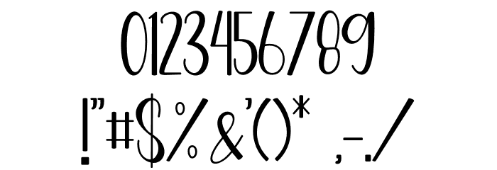 Angel Dancing Font OTHER CHARS
