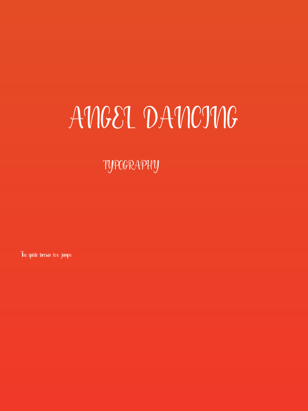 Angel Dancing Poster