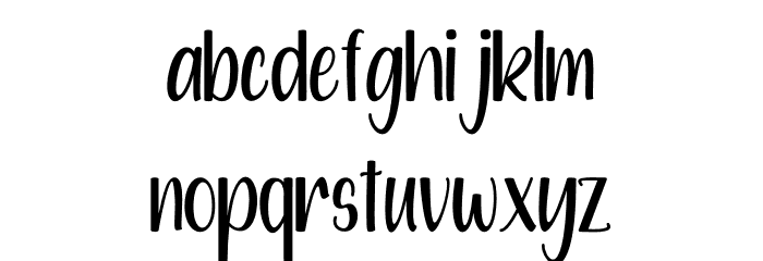 Angel Dancing Font LOWERCASE