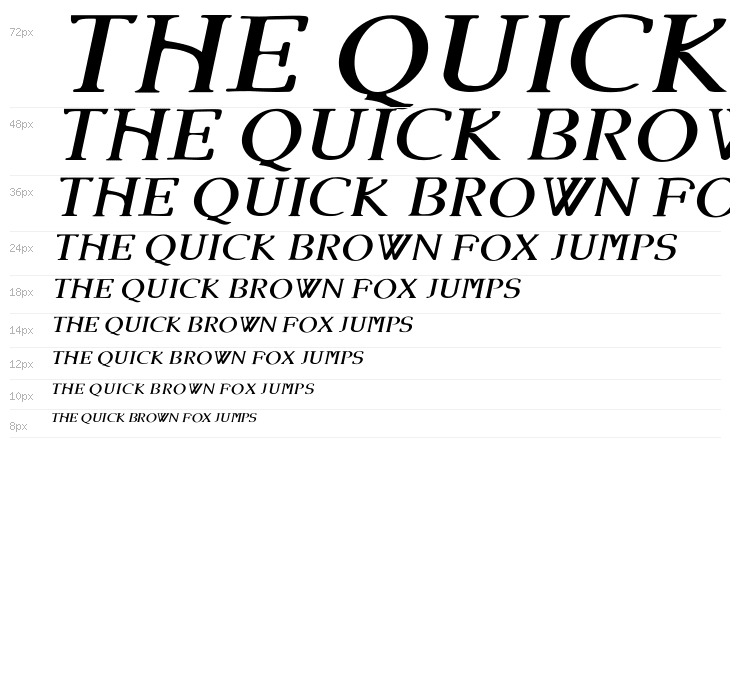 Angel Eyes Italic Waterfall