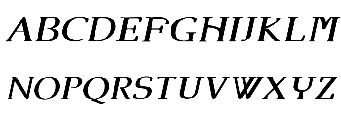 Angel Eyes Italic Font LOWERCASE