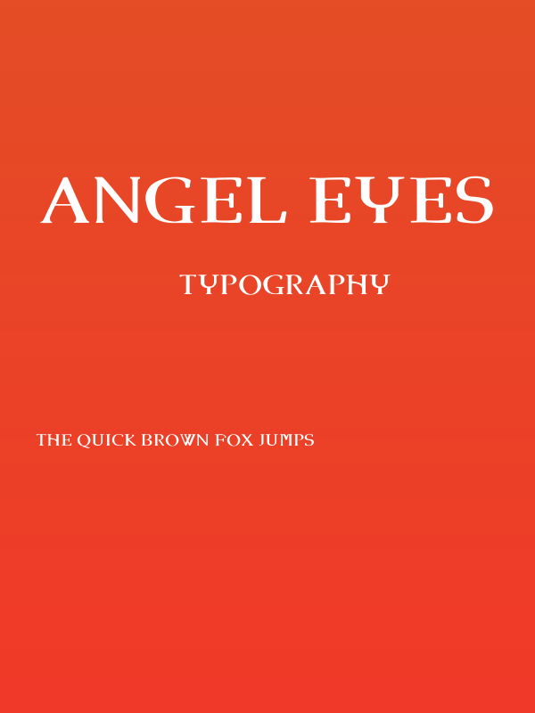 Angel Eyes Poster