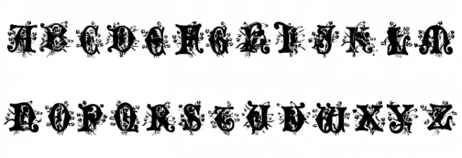 Angel Normal フォント 大文字