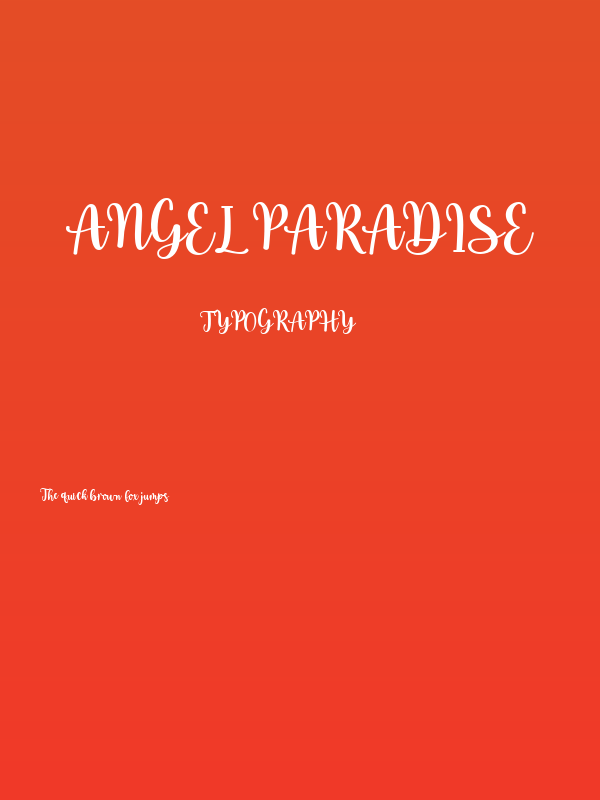 Angel Paradise Poster