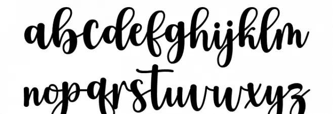 Angel Paradise फ़ॉन्ट लोअरकेस