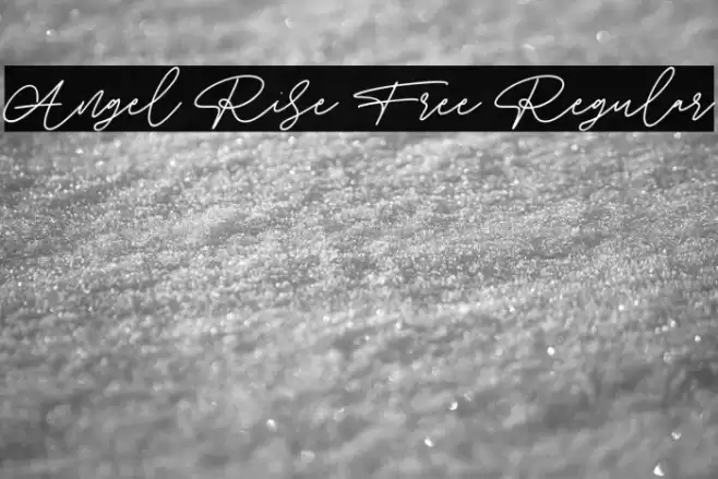Angel Rise Free Regular Font examples