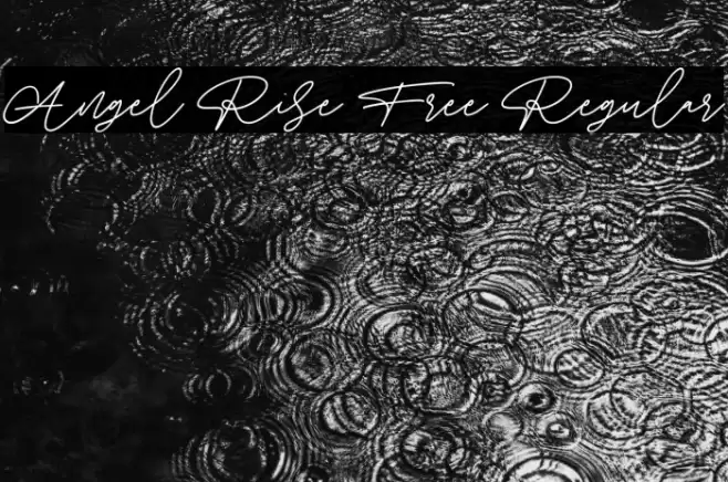 Angel Rise Free Regular Font examples