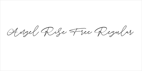 Angel Rise Free Regular Logo