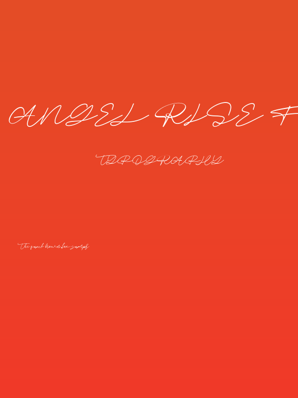 Angel Rise Free Regular Poster