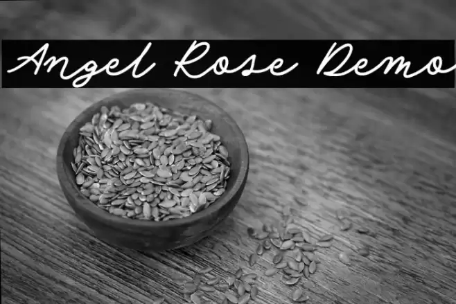 Angel Rose Demo خط examples