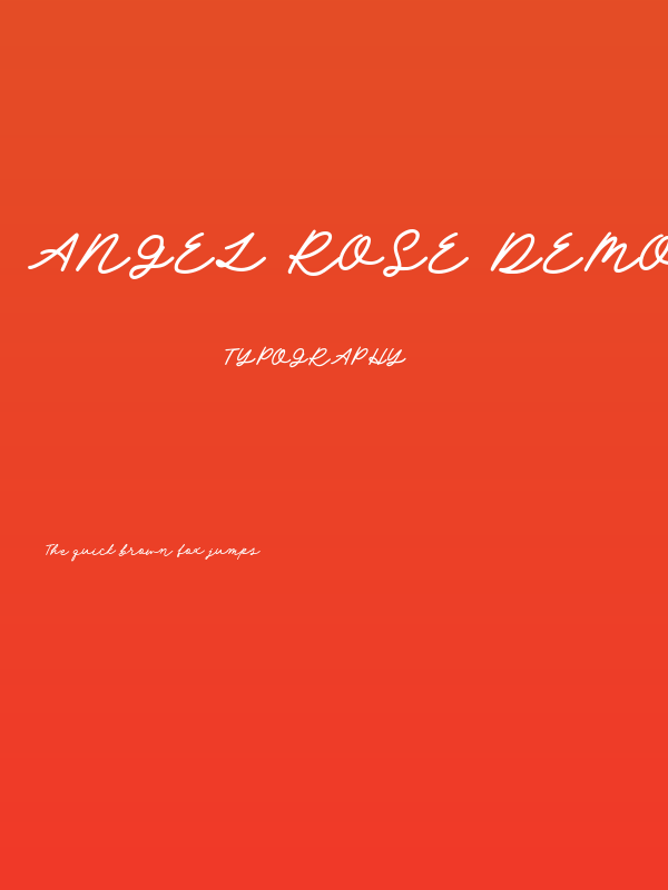 Angel Rose Demo Poster