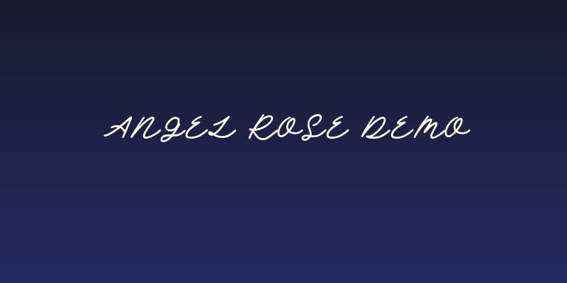 Angel Rose Demo Social Header