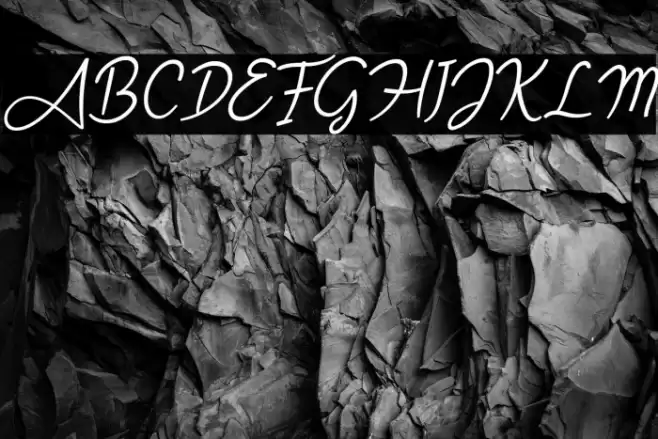 Angel Signature Italic Polices examples